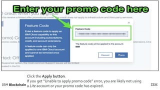 7
Click the Apply button.
If you get “Unable to apply promo code” error, you are likely not using
a Lite account or your promo code has expired.
 
