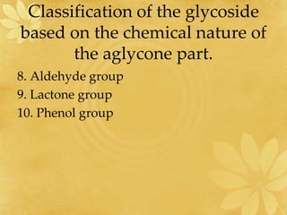 Pcog and plant chemistry review
