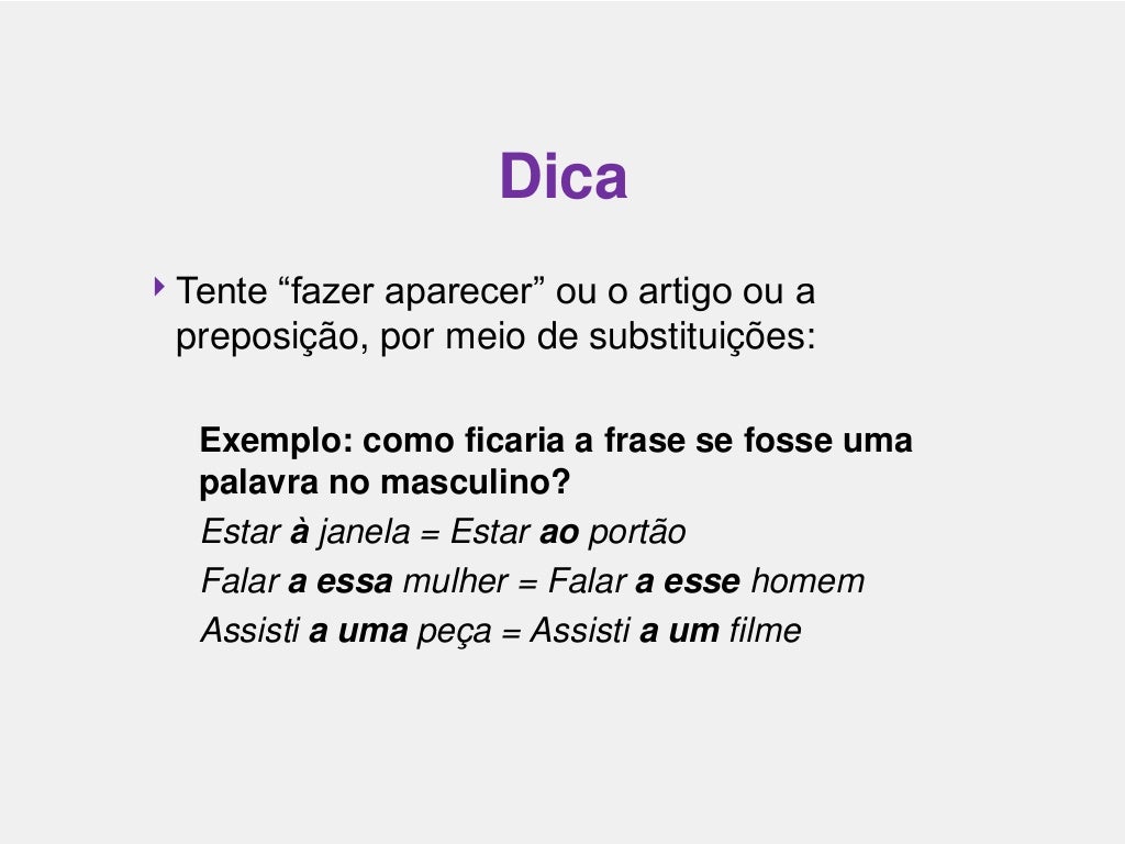 Quando A Crase Muda O Sentido Da Frase