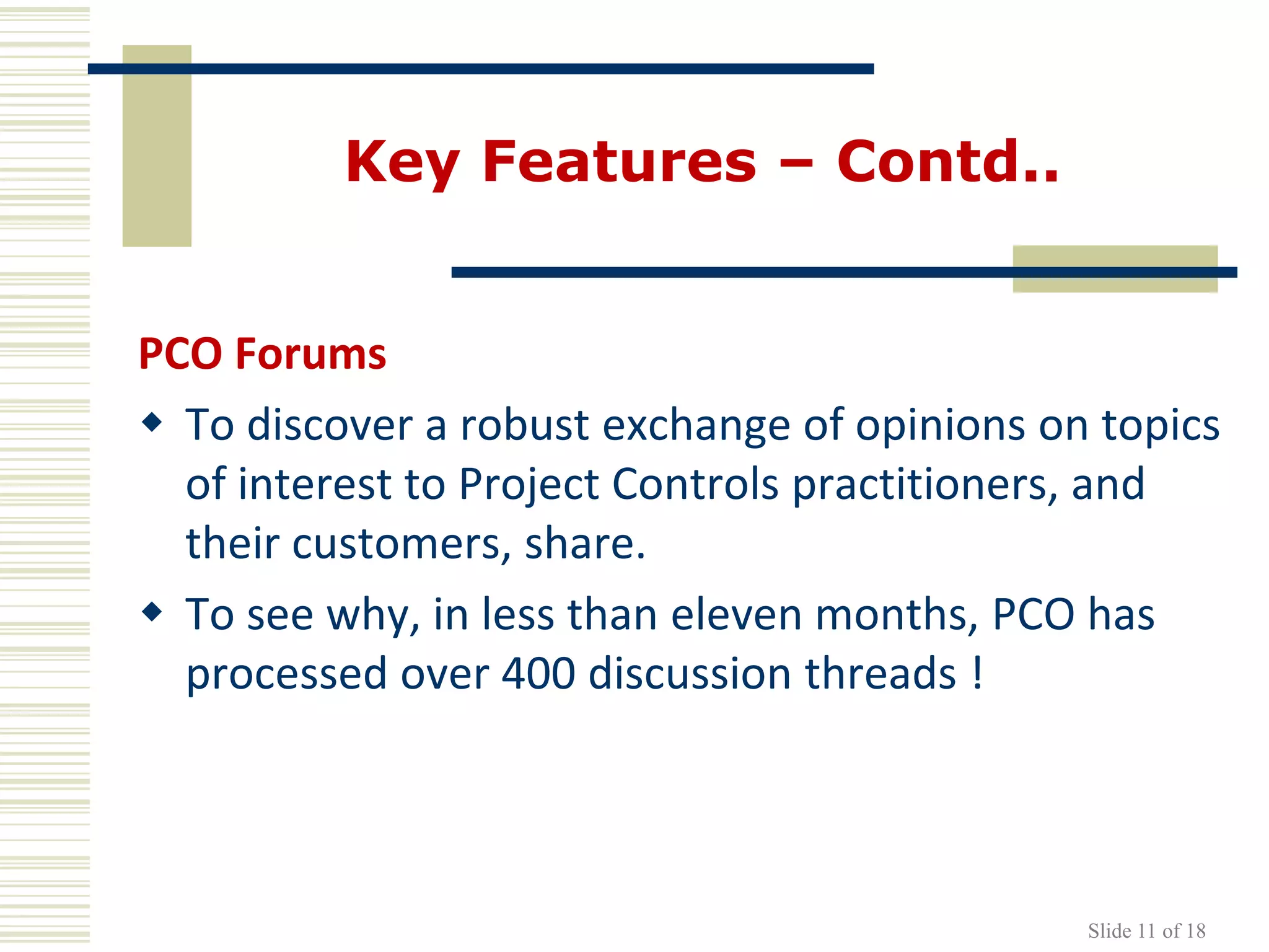 PCO Presentation | PPTX