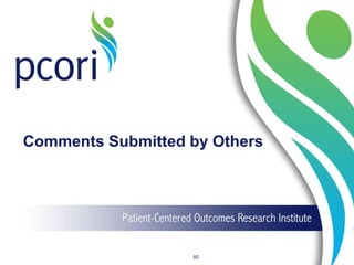 Comments Submitted by Others
85
 