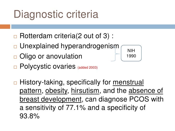 Polycystic ovarian Syndrome