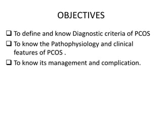 Pcos Objective Pcos | PPTX