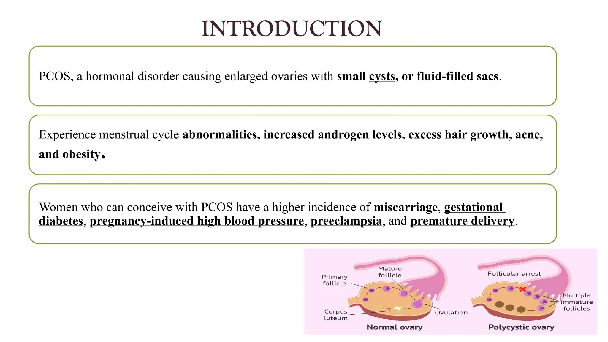 Polycystic ovary syndrome (PCOS) - Symptoms and causes | PPTX