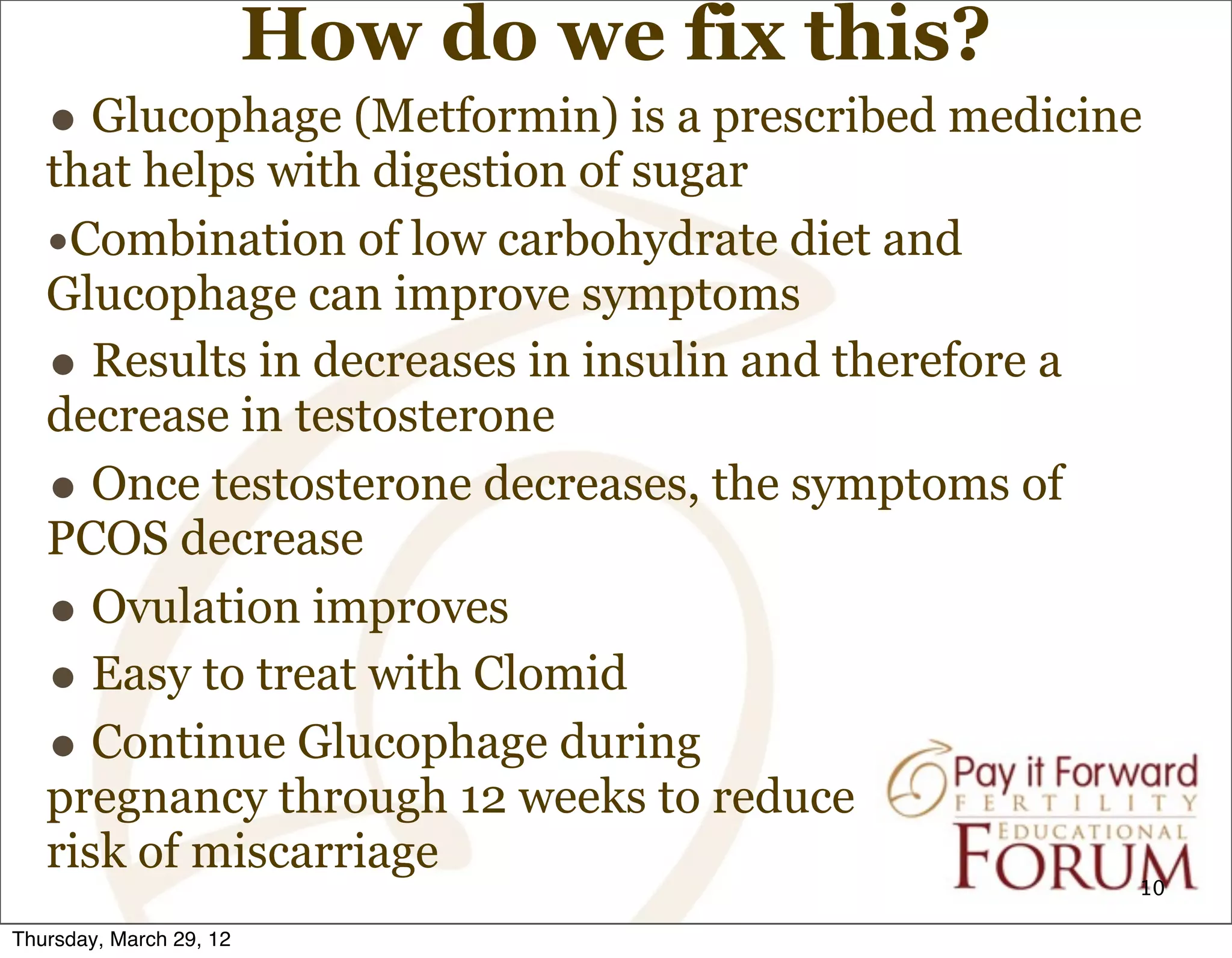 Polycystic Ovary Syndome (PCOS) and Fertility | PDF