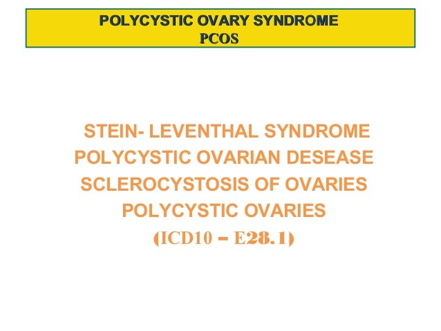 Pcos polycystic ovarian desease