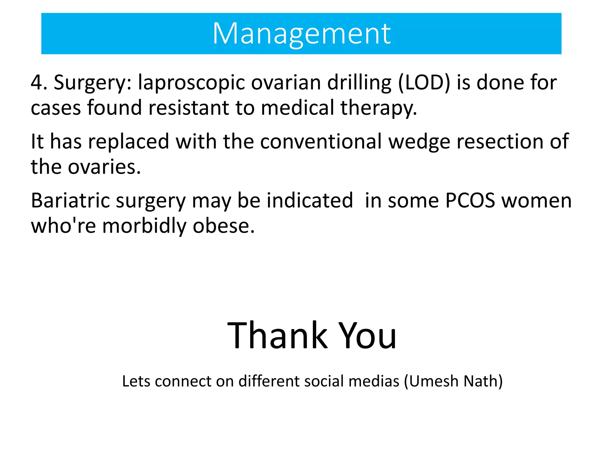 Pcos (polycystic ovarian syndrome) | PPTX