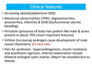 Pcos (polycystic ovarian syndrome) | PPTX