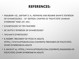 polycystic ovarian disease powerpoint presentation | PPTX