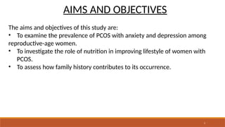 Pcos Objective Polycystic ovary syndrome in woman presentation | PPTX