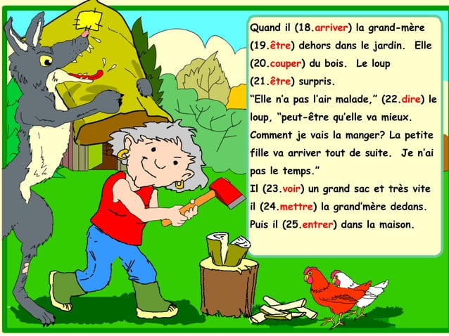 Passé Composé ou Imparfait? Le Petit Chaperon Rouge