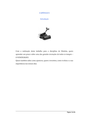 Pedro Couras - Fonógrafo