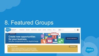 8. Featured Groups
 