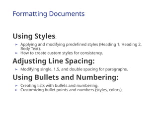 Unit -1 PC PACKAGE introduction to computers and MS word | PPTX