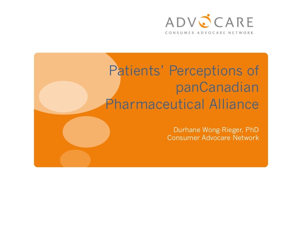 Pan-Canadian Pharmaceutical Alliance – a Primer June 22, 2016 Webinar…
