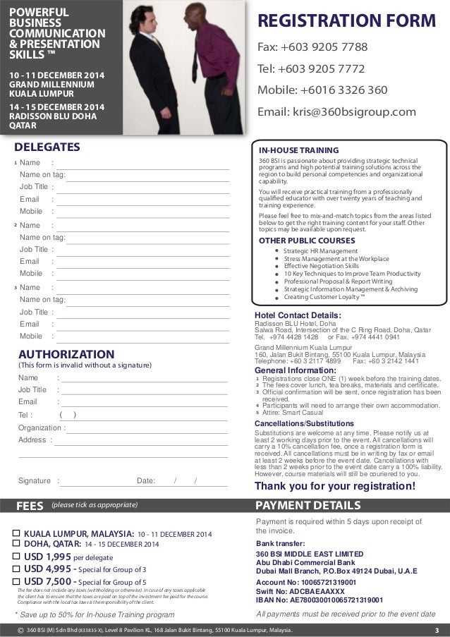Powerful Business Communication & Presentation Skills 10 - 11 Decembeu2026