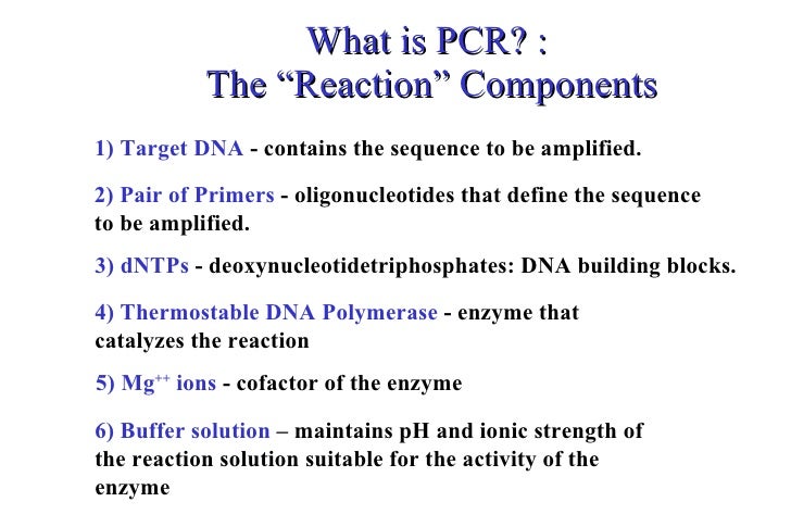 what is pcr