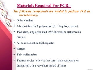 Polymerase Chain Reaction Ependorf Instrument | PPT