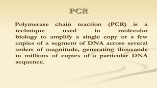 Pcr | PPTX