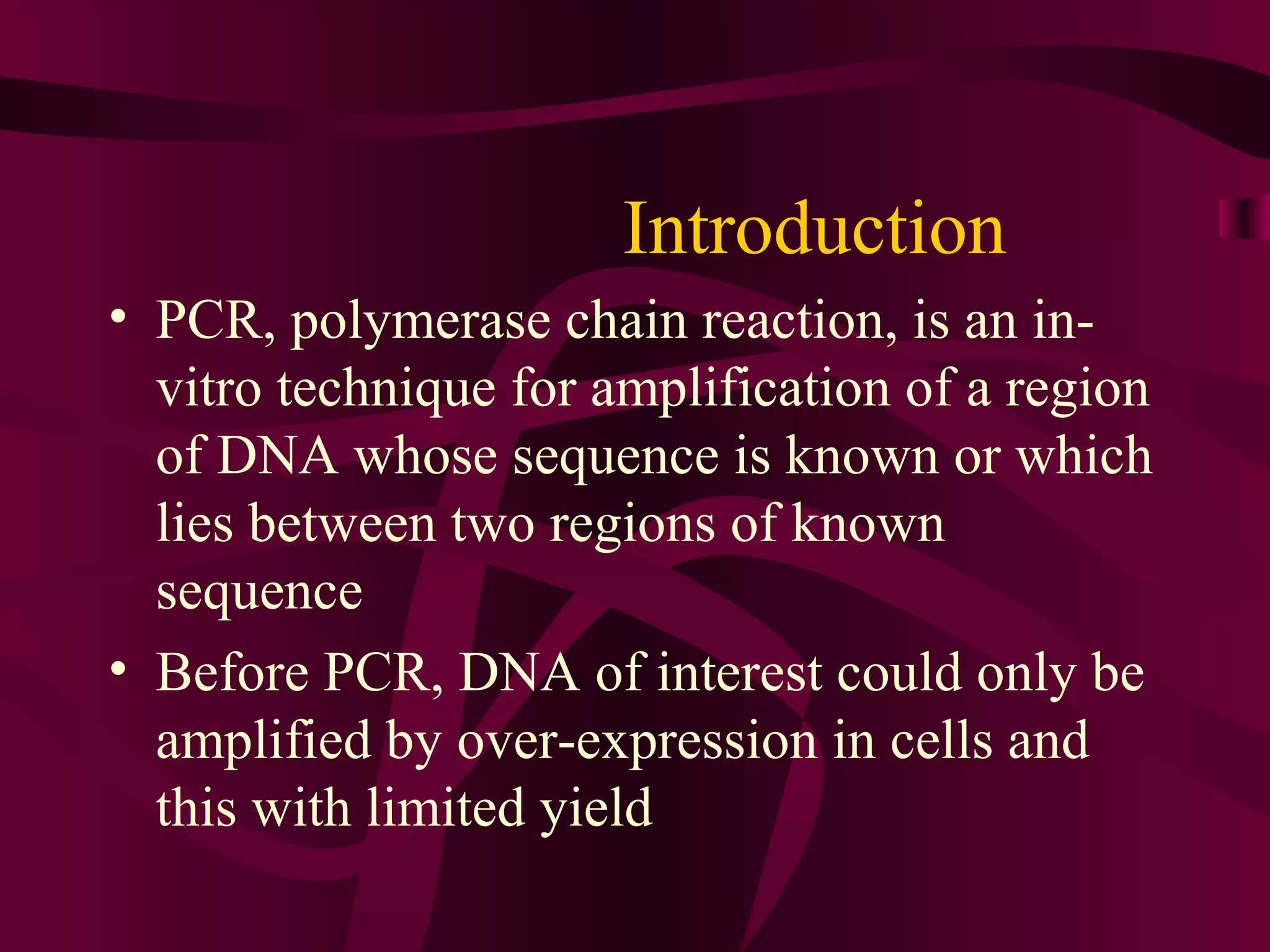 Pcr presentation | PPT