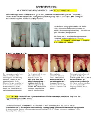 Ledge Radiograph warshawsky | PPTX