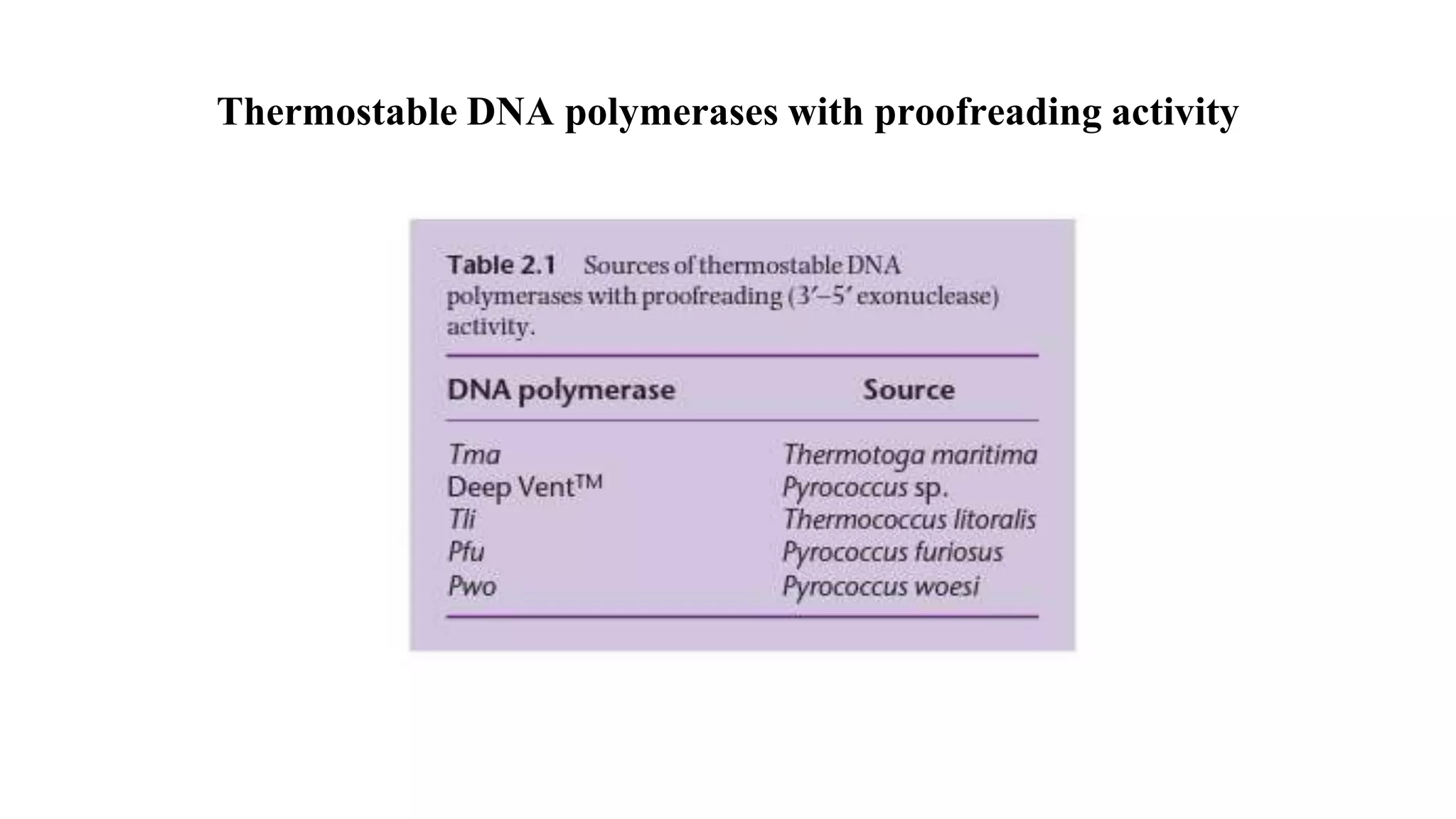 Thermostable DNA polymerases with proofreading activity
 