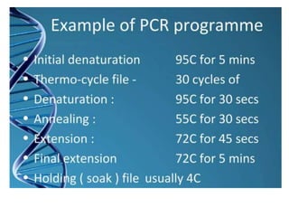 PCR and Primer design.pptx which helps many students | PPTX