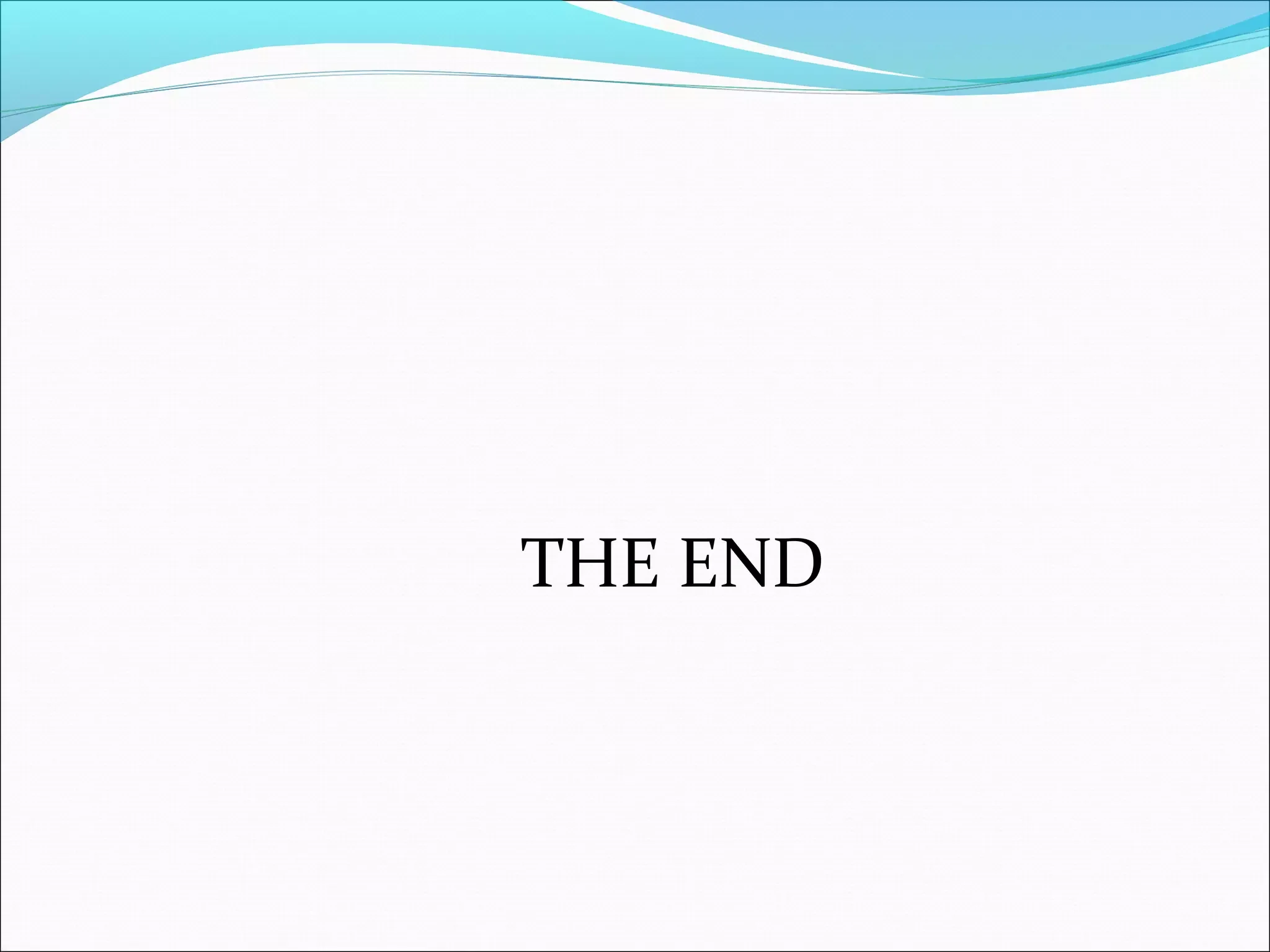 THE END
 