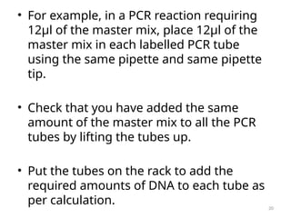 PCR CONCERPTS & PCR SET UP LECTURE.pptx. | PPTX