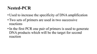 PCR (polymerase chain reaction) and Extraction of DNA from fungal plant ...