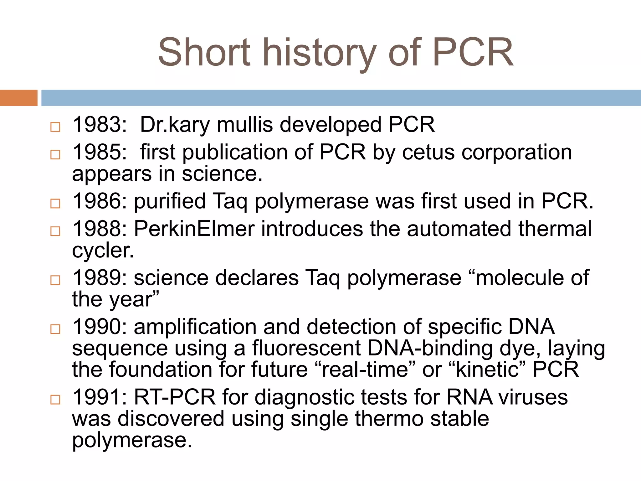 PCR presentation | PPTX