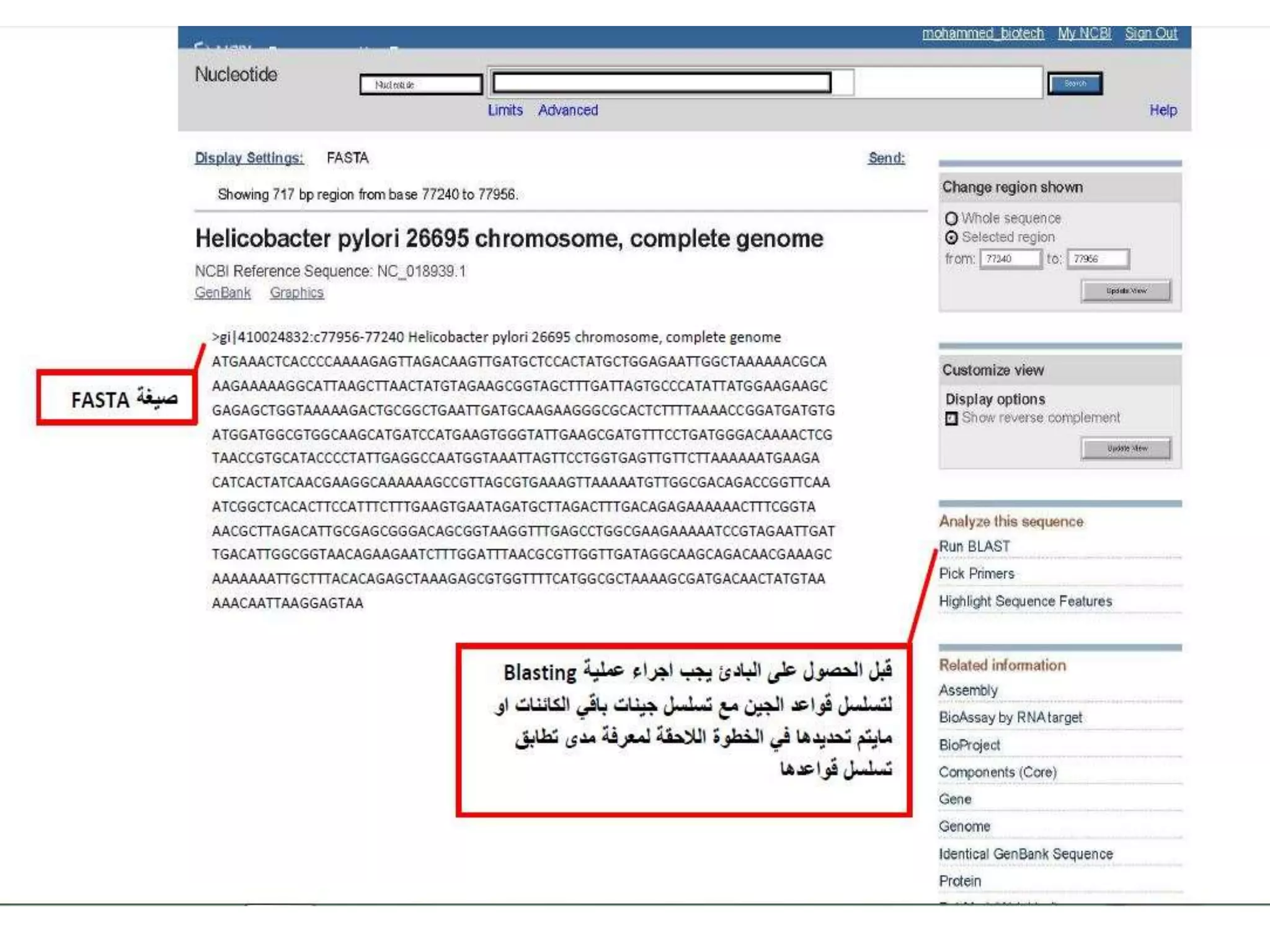NCBI -Pcr primer design
