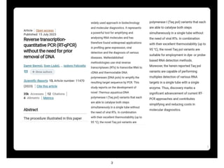 Comprehensive Overview of PCR and Reverse Transcription PCR Techniques ...