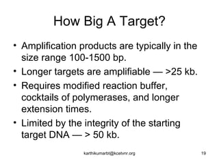 Pure Target Pcr PCR types and applications | PPT