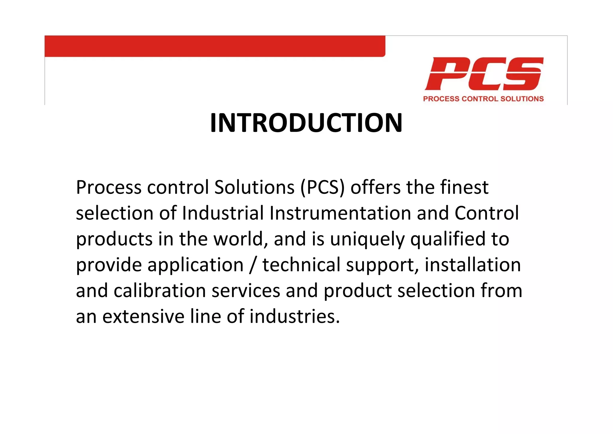 Process Control Solution Product Details | PDF
