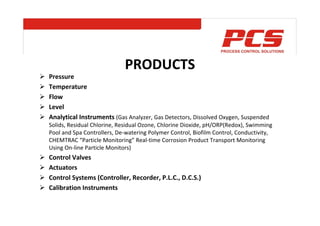 Process Control Solution Product Details | PDF