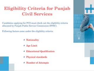Pcs Follow Check out PCS Eligibility | PPT