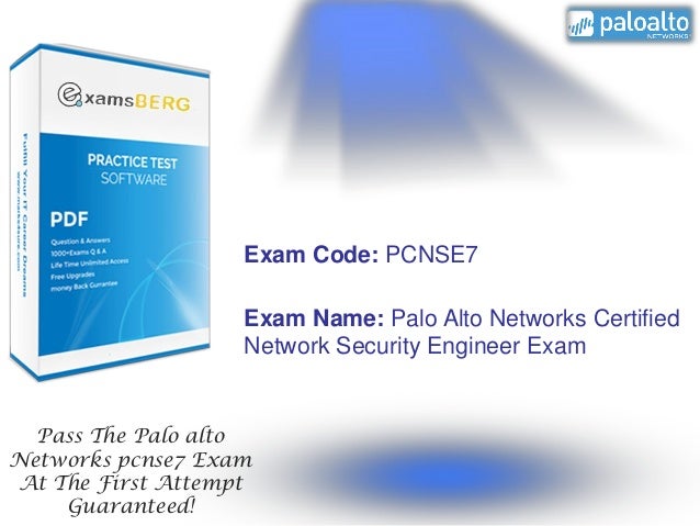 PCNSE Online Prüfungen