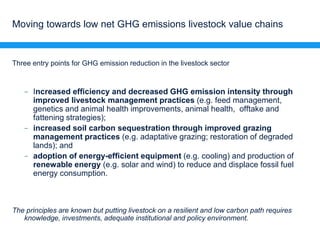 Policies and finance to scale-up Climate-Smart Livestock Systems