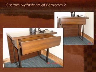 Custom Nightstand at Bedroom 2
 