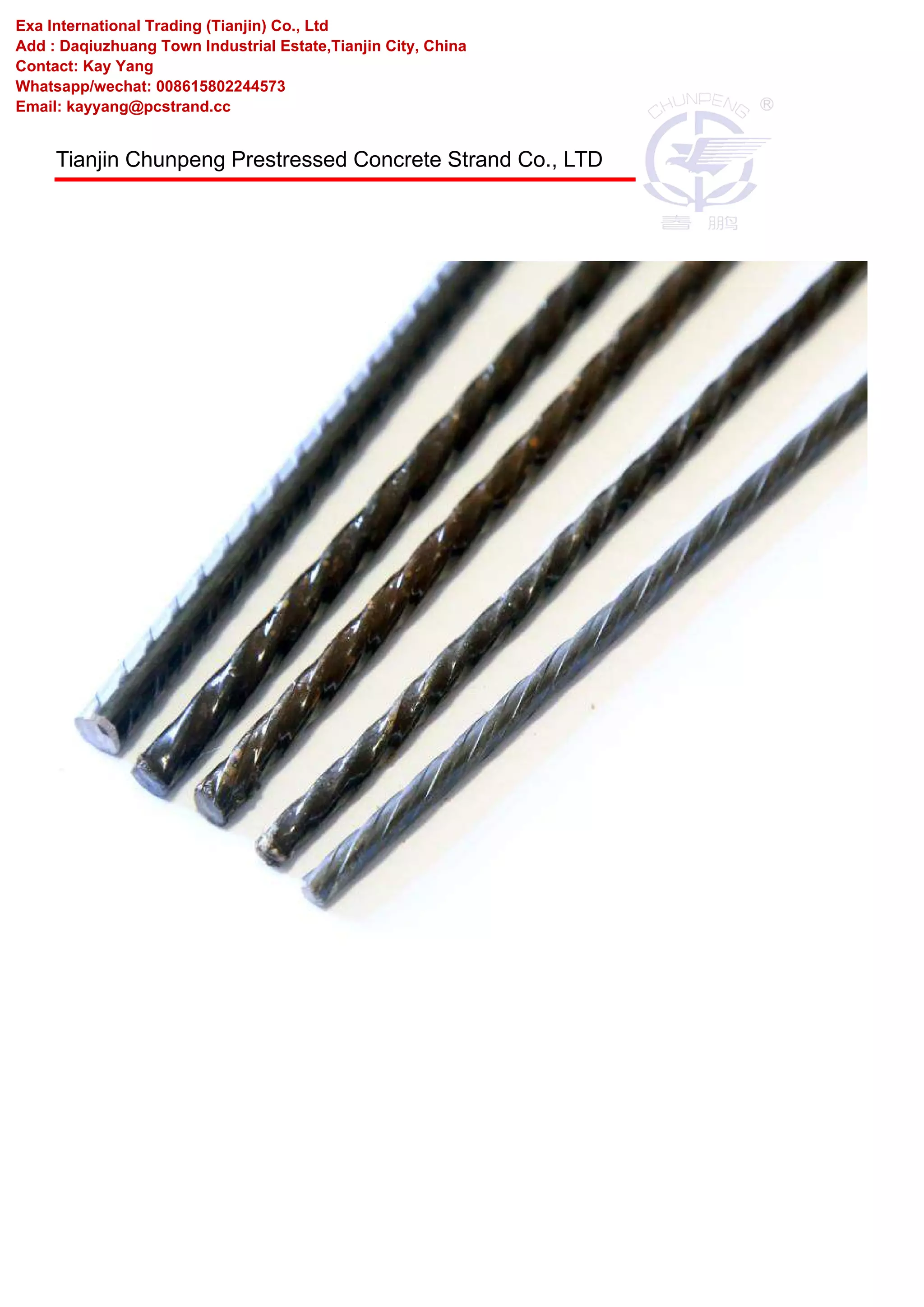 Pc strand and pc wire factory in china | PDF