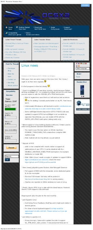 Pcsx2 Playstation 2 Emulator News Pcsx2 Playstation 2 Emulator News