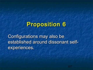 Proposition 6

Configurations may also be
established around dissonant self-
experiences.


                            107
 