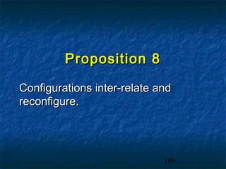 Proposition 8

Configurations inter-relate and
reconfigure.




                             109
 