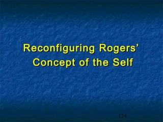Reconfiguring Rogers’
 Concept of the Self




                 124
 