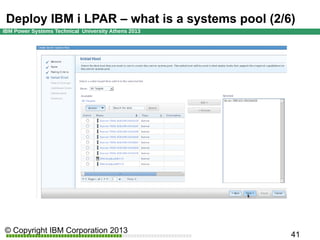 Deploy IBM i LPAR – what is a systems pool (2/6)

 