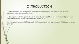 PCT toxicity .pptx emergency medicine pp | PPTX