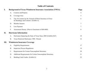 Texas Windstorm Insurance Association - Texas Windstorm Insurance Association Overview 2 320 
