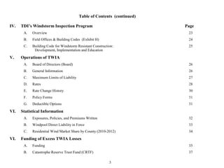 Texas Windstorm Insurance Association - Texas Windstorm Insurance Association Overview 3 320 
