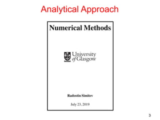 Analytical Approach
3
 